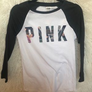 Pink long sleeve tee